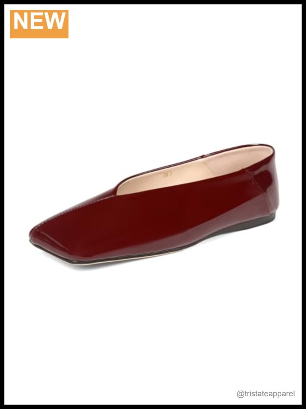 Women's Ballet Flats Square Toe Slip On Comfortable Dressy Casual Work Office